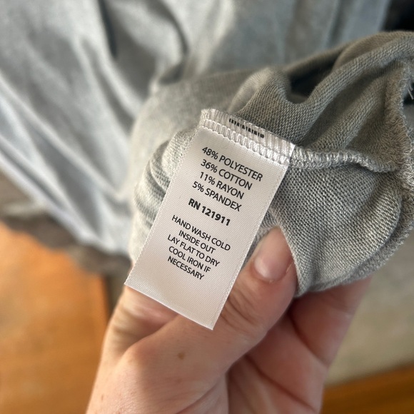 EUC LNA Brushed Leo Lace Up Hooded Sweatshirt - Picture 6 of 6